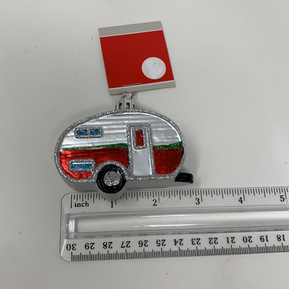 8 piece lot Christmas tree ornaments decorations Elf trees tv and balls new - Picture 9 of 12